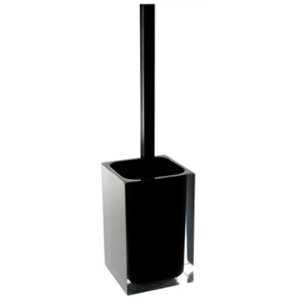 Toilet Brush Toilet Brush Holder, Black, Stylish, Square Gedy RA33-14